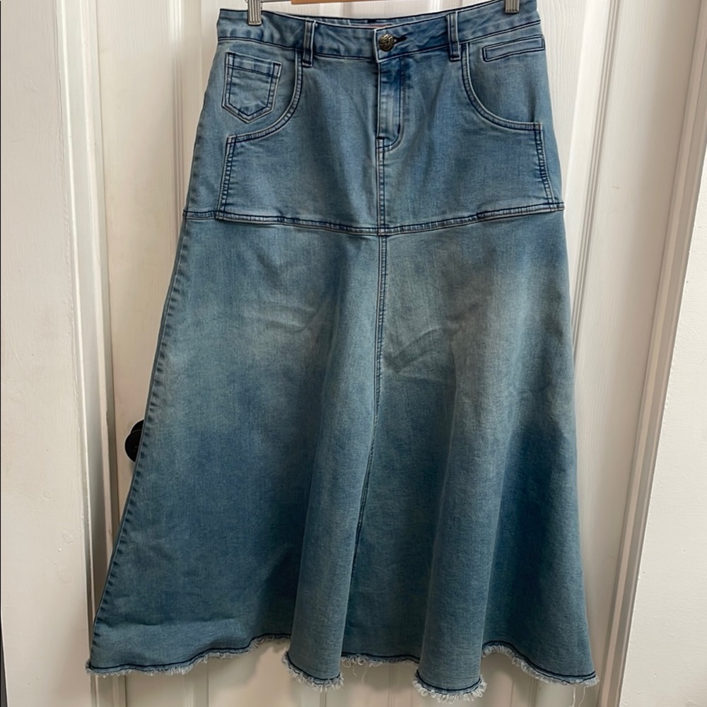 Women’s Denim A-Line Skirt